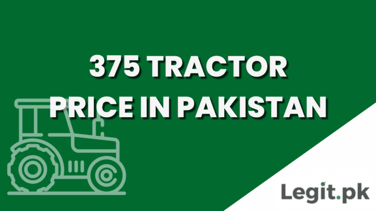 Massey Ferguson 375 Tractor Price In Pakistan