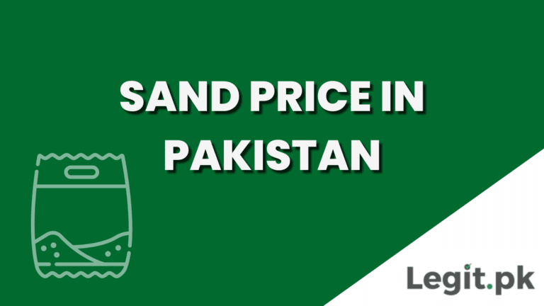 Sand Price in Pakistan