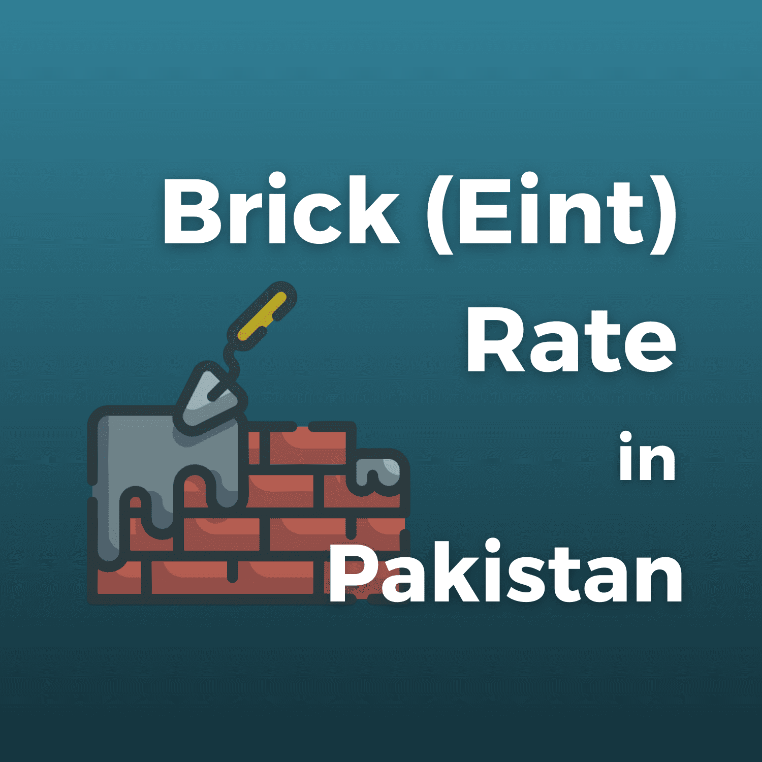 brick rate in pakistan
