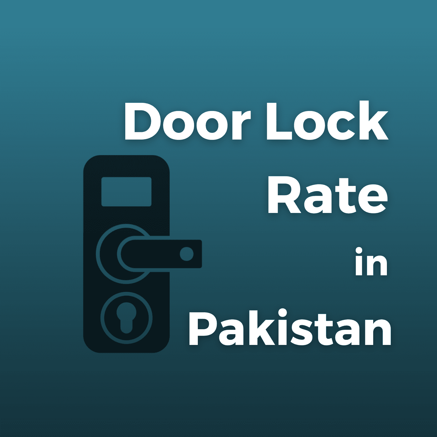 door lock price in pakistan